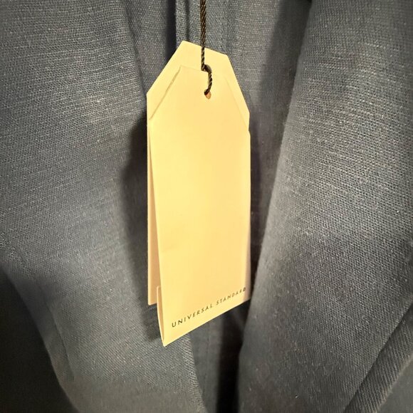 Universal Standard Coastal Linen Blue Blazer Size 2XS NWT - Picture 5 of 9
